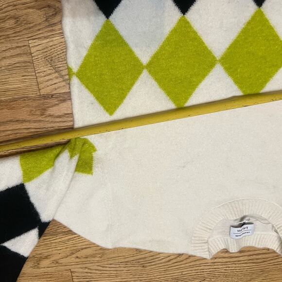 & OTHER STORIES ARGYLE KNIT JUMPER SWEATER SIZE US M NWT - Picture 4 of 9